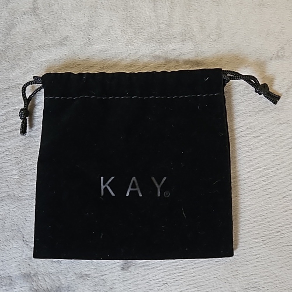 Kay Jewelers - Velvet Pouch Jewelry Holder Bag - Empty